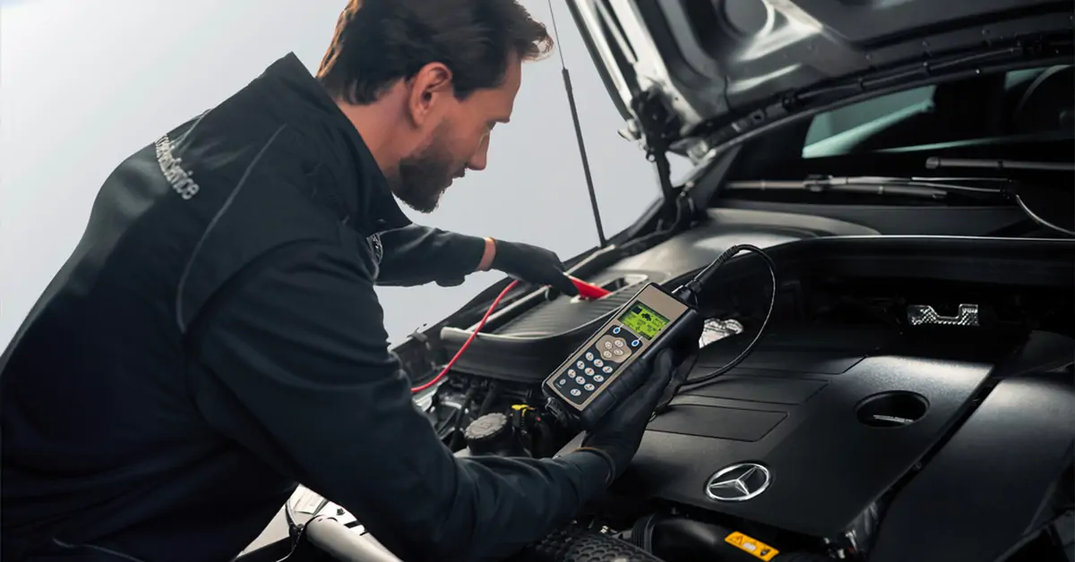 Batterie Mercedes-Benz.